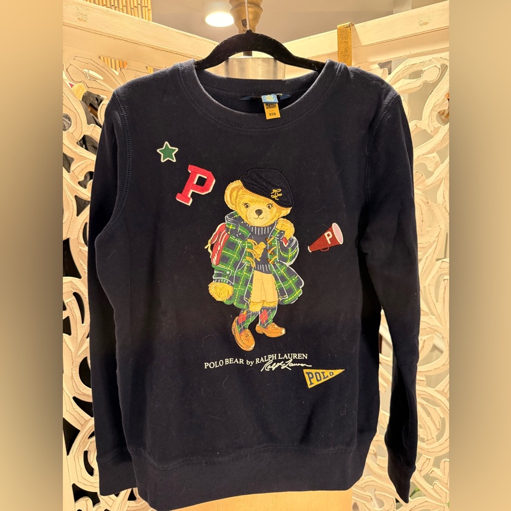 Ralph Lauren Polo Bear Navy Sweatshirt